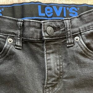 Levi's Boys Charcoal Slim Jeans